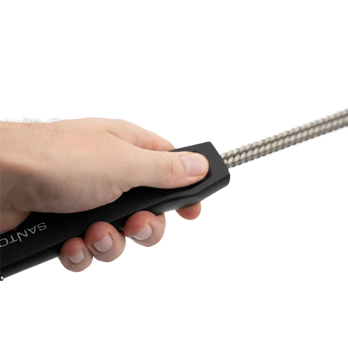 SANTOS Edelstahl Grillbürste, Dreieckig 30 Cm 5 SANTOS Edelstahl Grillbürste, Dreieckig 30 Cm – Bild 3