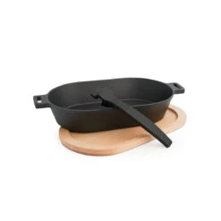 SANTOS Gusseiserne Grillpfanne, Oval Mit Abnehmbarem Griff, 36 X 19 Cm 17 SANTOS Gusseiserne Grillpfanne, Oval Mit Abnehmbarem Griff, 36 X 19 Cm -Grillmeister 1feb365c04f87872ce65fc66cbff5779