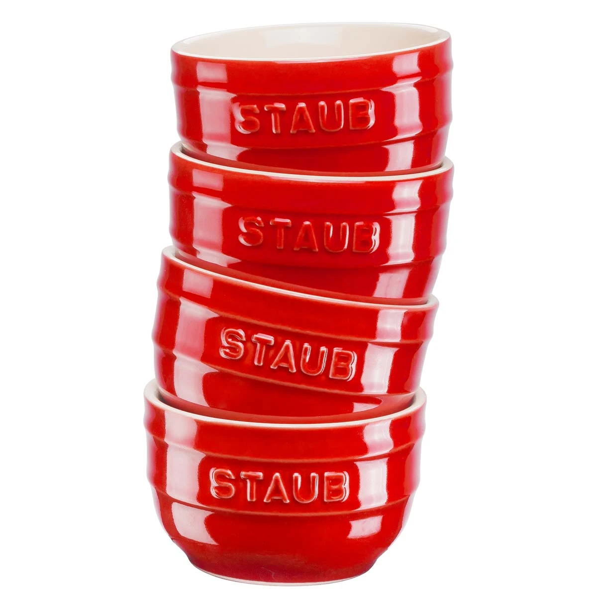 STAUB Förmchenset, 4-tlg, Kirsch-Rot 3 STAUB Förmchenset, 4-tlg, Kirsch-Rot