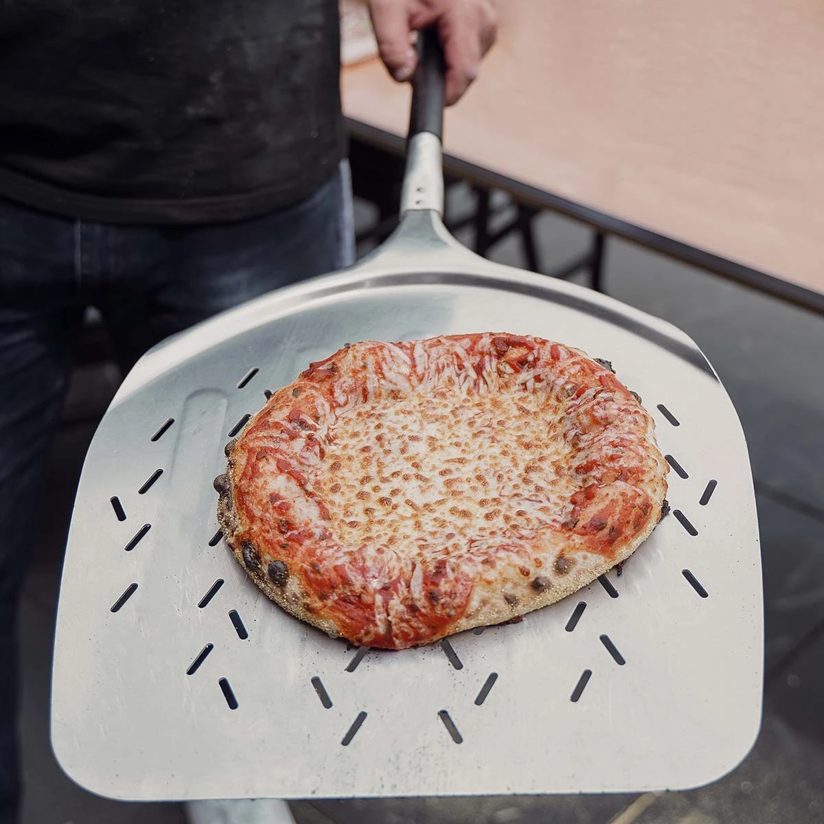 SANTOS Pizzaschieber, Aluminium 4 SANTOS Pizzaschieber, Aluminium – Bild 2