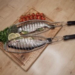 SANTOS Fischbräter Edelstahl 61,5 Cm - 4er-Set 17 SANTOS Fischbräter Edelstahl 61,5 Cm - 4er-Set -Grillmeister 2f0e59de3680bc1b47ba25cc5f7ff68c