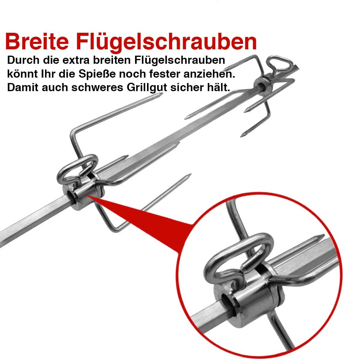 SANTOS Magnetischer Drehspieß Für Weber Spirit 300er Alt Bis 2019 12 SANTOS Magnetischer Drehspieß Für Weber Spirit 300er Alt Bis 2019 – Bild 10