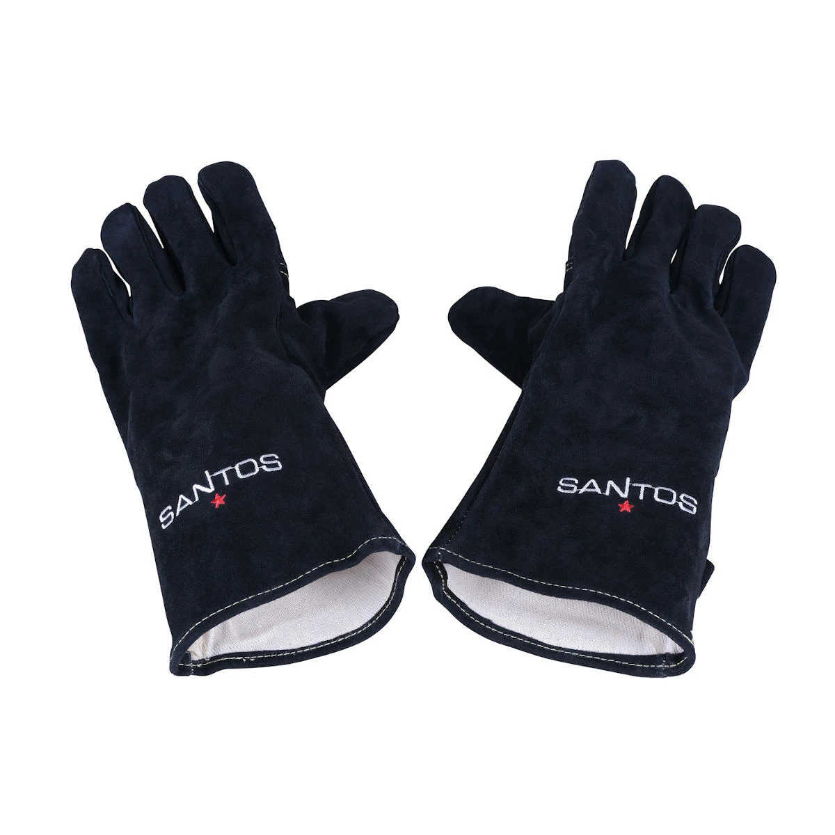 SANTOS BBQ-Handschuhe Aus Leder, Schwarz (Paar) 4 SANTOS BBQ-Handschuhe Aus Leder, Schwarz (Paar) – Bild 2