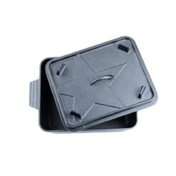 SANTOS Kastenform K8 Mit Deckel, Aus Gusseisen, 34 X 24 Cm 13 SANTOS Kastenform K8 Mit Deckel, Aus Gusseisen, 34 X 24 Cm -Grillmeister 87bfd0403f39fc8c6de8bbc0ae7b346c