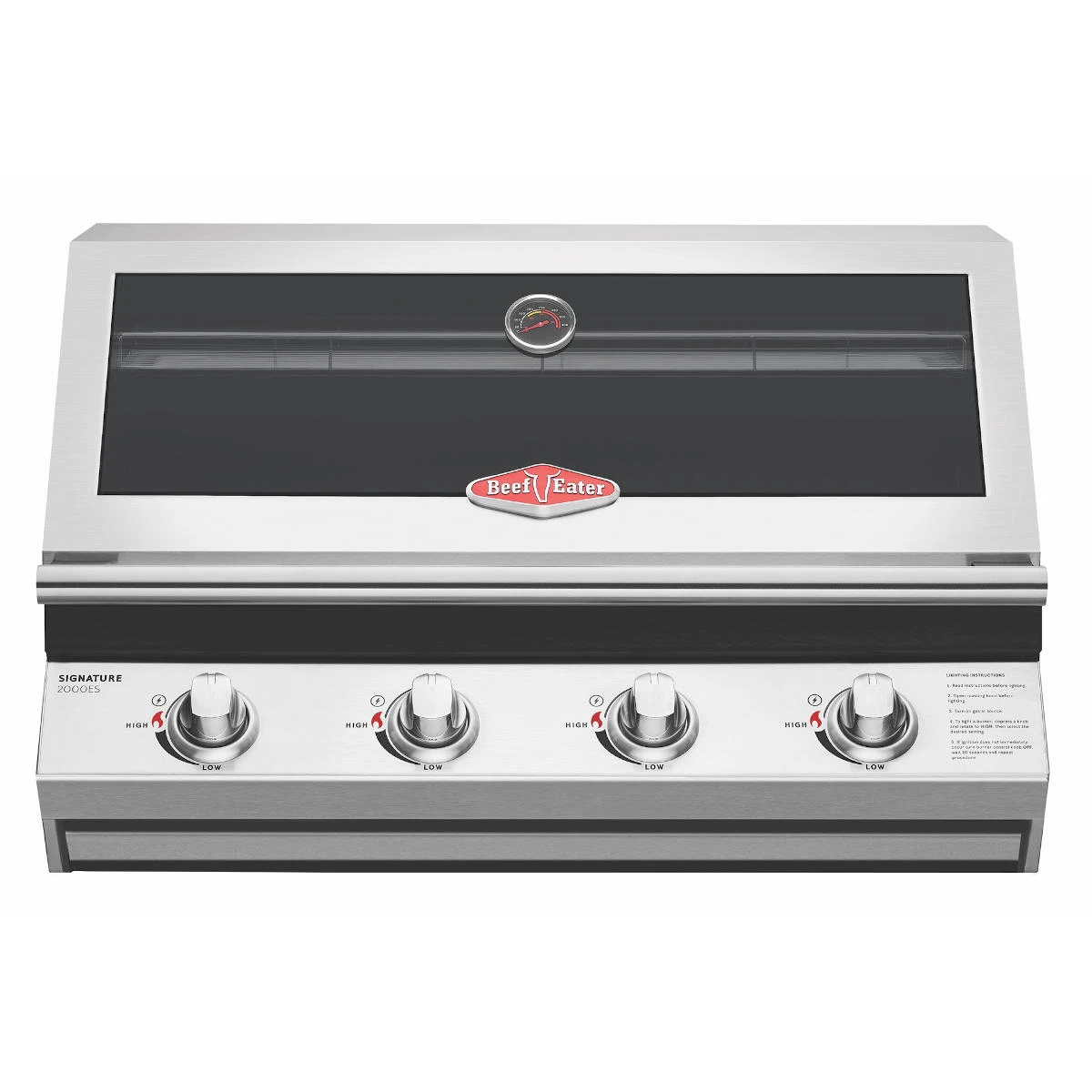 BeefEater 2000S Serie Einbaugrill Mit 4 Brennern 4 BeefEater 2000S Serie Einbaugrill Mit 4 Brennern – Bild 2