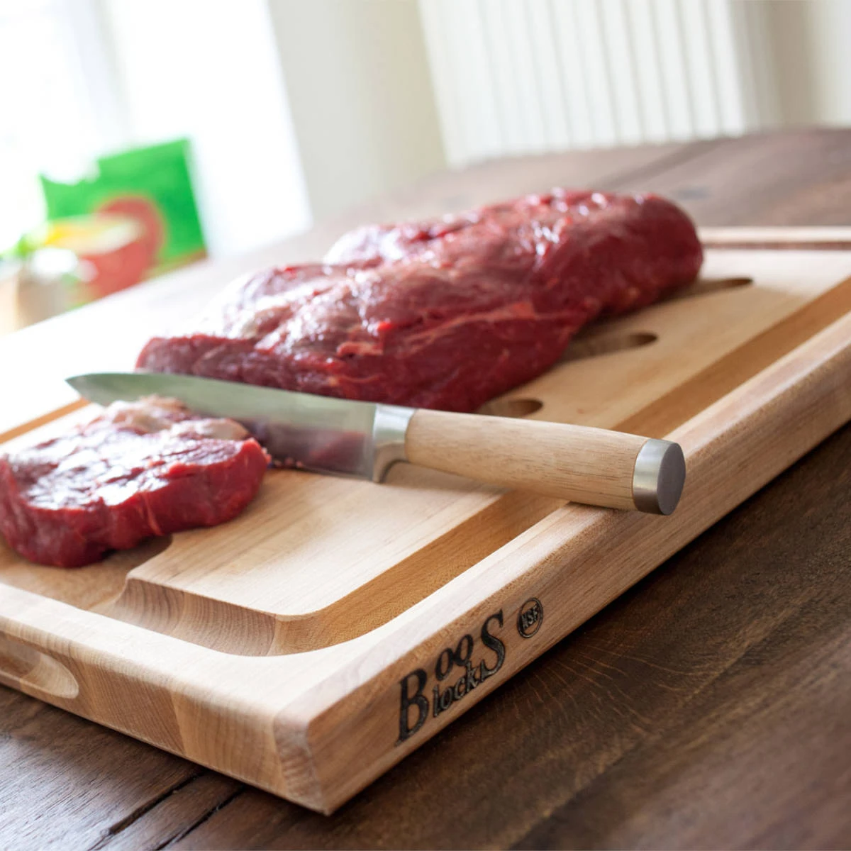 Boos Blocks Schneidebrett ProChef SLIC, Ahorn Mit Fleischhaltern 51x38x3 Cm 7 Boos Blocks Schneidebrett ProChef SLIC, Ahorn Mit Fleischhaltern 51x38x3 Cm – Bild 5