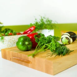 Boos Blocks Schneidebrett ProChef, Ahorn Mit Griffmulden 61x46x6 Cm -Grillmeister bb schneidebrett ahorn 61x46x6cm cfa6689e67fa2504d61ed3edd587fc14