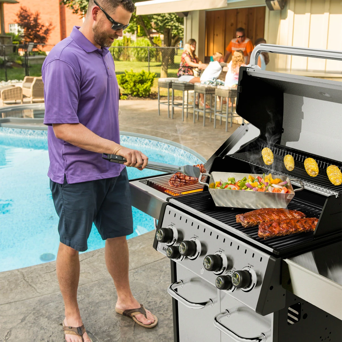 Broil King Baron S 490 IR Inkl. Drehspieß 9 Broil King Baron S 490 IR Inkl. Drehspieß – Bild 7