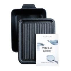 SANTOS Kastenform K8 Mit Deckel, Aus Gusseisen, 34 X 24 Cm 14 SANTOS Kastenform K8 Mit Deckel, Aus Gusseisen, 34 X 24 Cm -Grillmeister c5644b4be3fe0663c04538a7cf242058
