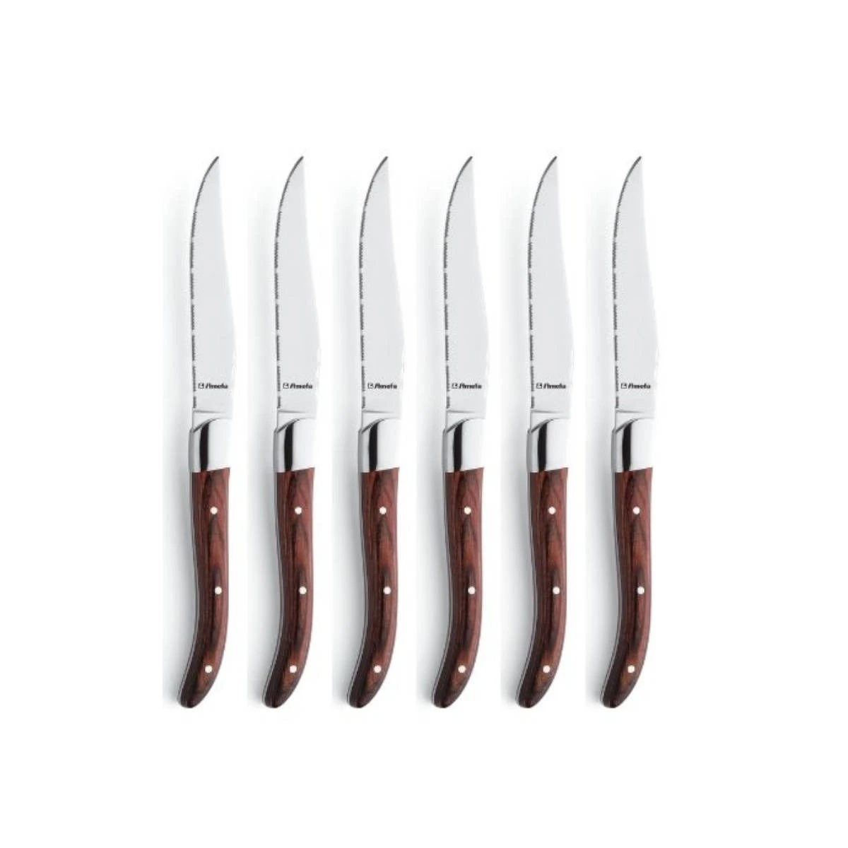 Lou Laguiole Steakmesser, Amefa "Royal Steak", 6er Set In Magnetbox 4 Lou Laguiole Steakmesser, Amefa "Royal Steak", 6er Set In Magnetbox – Bild 2