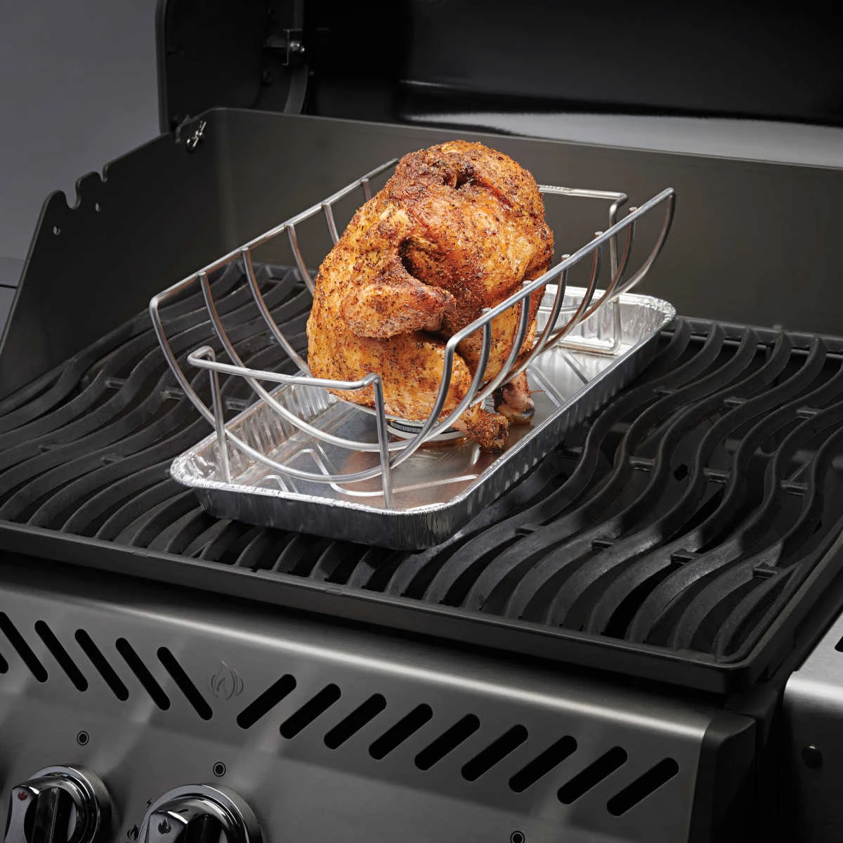 Napoleon 3-in-1 Edelstahl Braten- & Spareribhalter, 20 X 13 Cm 4 Napoleon 3-in-1 Edelstahl Braten- & Spareribhalter, 20 X 13 Cm – Bild 2