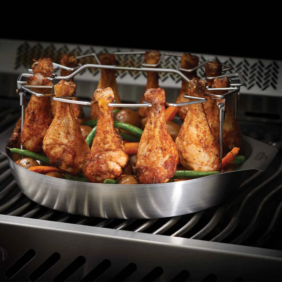 Napoleon Hähnchenkeulen-Halter Inkl. Schale, Ø 29 Cm 5 Napoleon Hähnchenkeulen-Halter Inkl. Schale, Ø 29 Cm – Bild 3