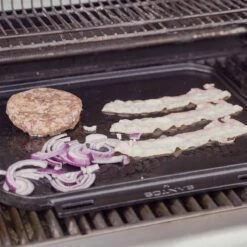 SANTOS Wende-Gussplatte Mit Holzuntersetzer Und Abnehmbaren Griffen 40 X 32 X 1,9 Cm -Grillmeister s wende gussplatte mit holzuntersetzer und abnehmbaren griffen 40 cm x 32 25 cm x 1 9 cm 5a940cc4b5496821f37b77be7035dbad