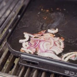 SANTOS Wende-Gussplatte Mit Holzuntersetzer Und Abnehmbaren Griffen 40 X 32 X 1,9 Cm -Grillmeister s wende gussplatte mit holzuntersetzer und abnehmbaren griffen 40 cm x 32 25 cm x 1 9 cm 7cdf5b6efadb9cd37c62194a83461a42