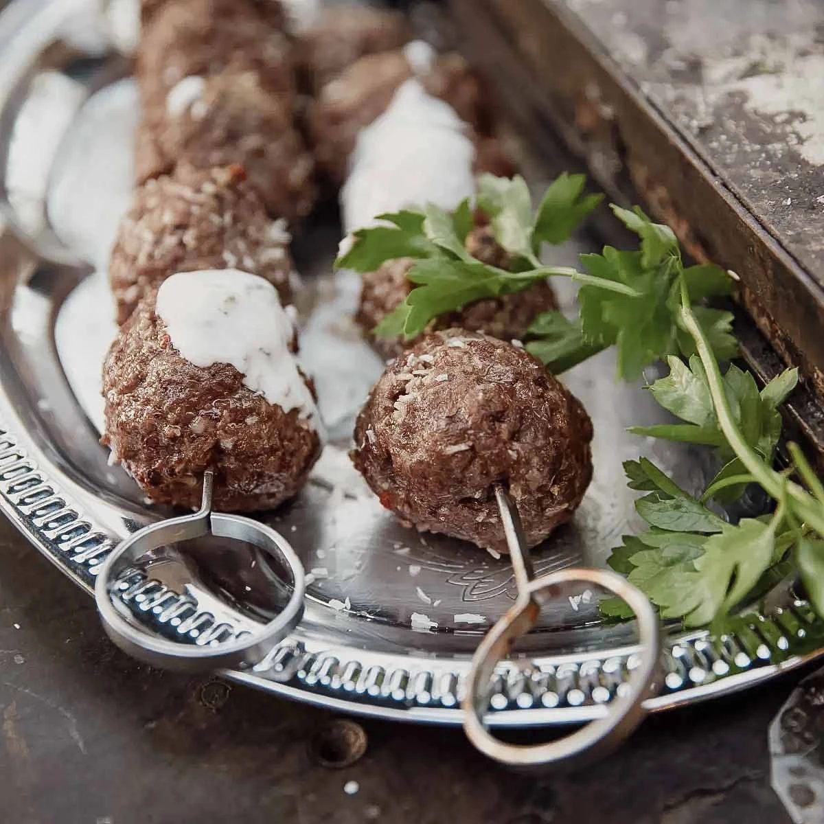 SANTOS 6-teiliges Schaschlik-Set Mit Gestell, Edelstahl 4 SANTOS 6-teiliges Schaschlik-Set Mit Gestell, Edelstahl – Bild 2