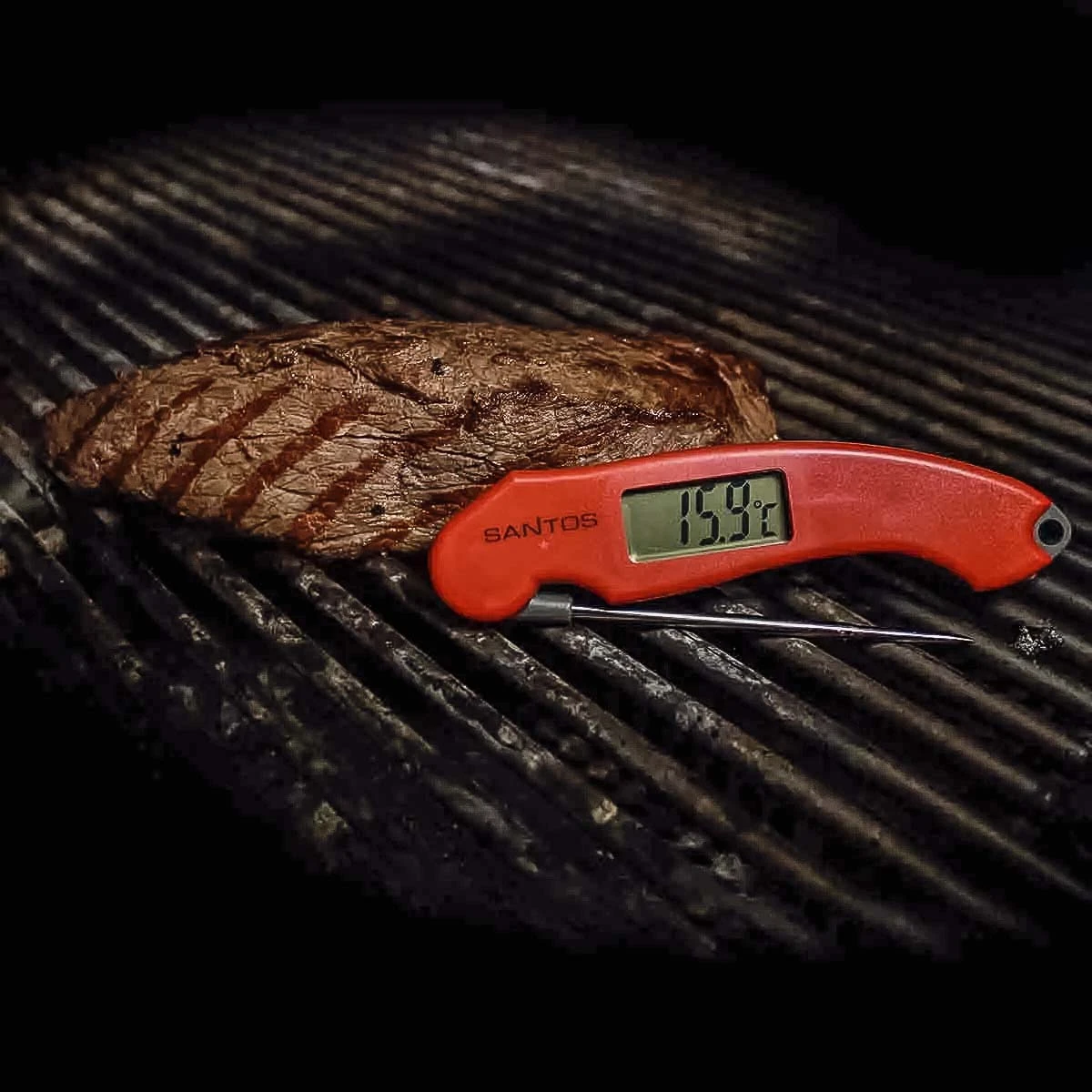 SANTOS BBQ Thermometer Klappbar, Digital-Grillthermometer 5 SANTOS BBQ Thermometer Klappbar, Digital-Grillthermometer – Bild 3