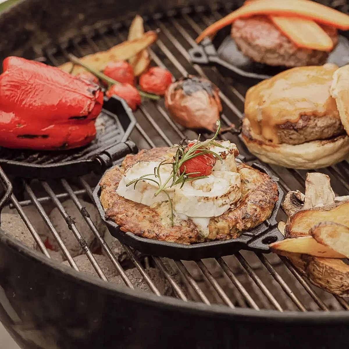 SANTOS Burgerdevil Burgereisen, Gusseisen, Ø 12 Cm 5 SANTOS Burgerdevil Burgereisen, Gusseisen, Ø 12 Cm – Bild 3