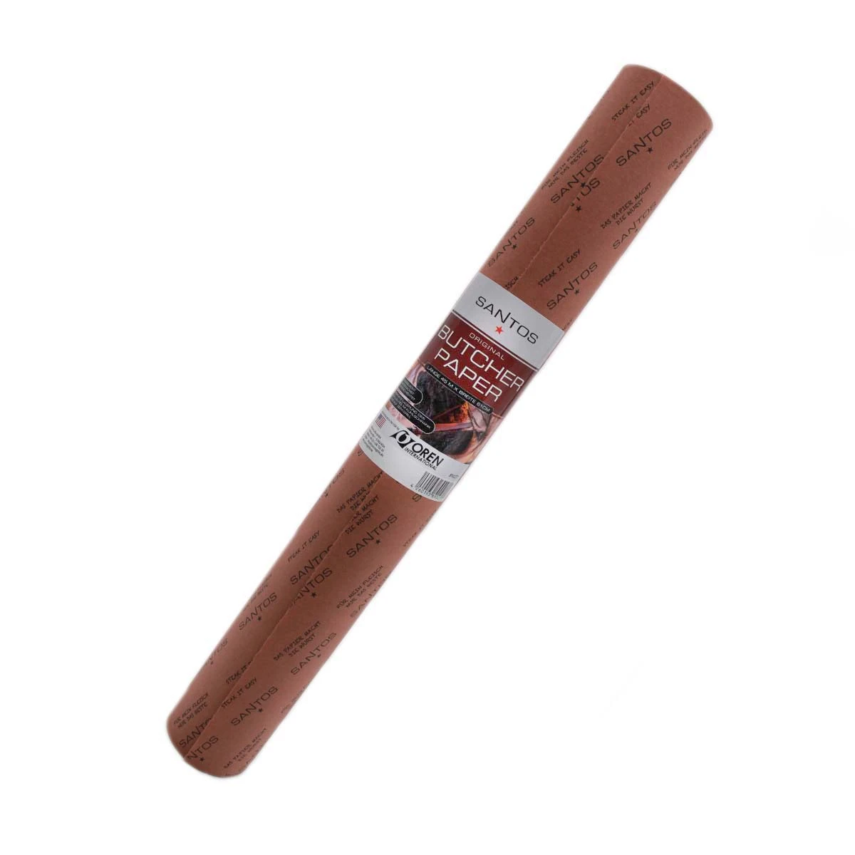 SANTOS Original Oren Butcher Paper Rolle Made In USA, 61 Cm X 45 M 3 SANTOS Original Oren Butcher Paper Rolle Made In USA, 61 Cm X 45 M