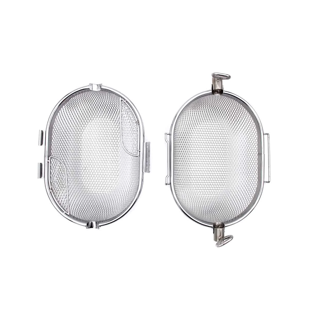 SANTOS XS Drehspieß Korb Grillkorb Für Schmale Grills, Edelstahl 4 SANTOS XS Drehspieß Korb Grillkorb Für Schmale Grills, Edelstahl – Bild 2