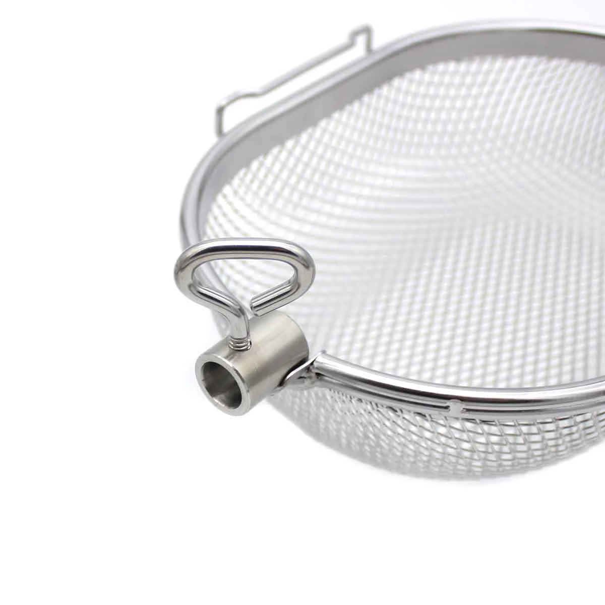 SANTOS XS Drehspieß Korb Grillkorb Für Schmale Grills, Edelstahl 6 SANTOS XS Drehspieß Korb Grillkorb Für Schmale Grills, Edelstahl – Bild 4