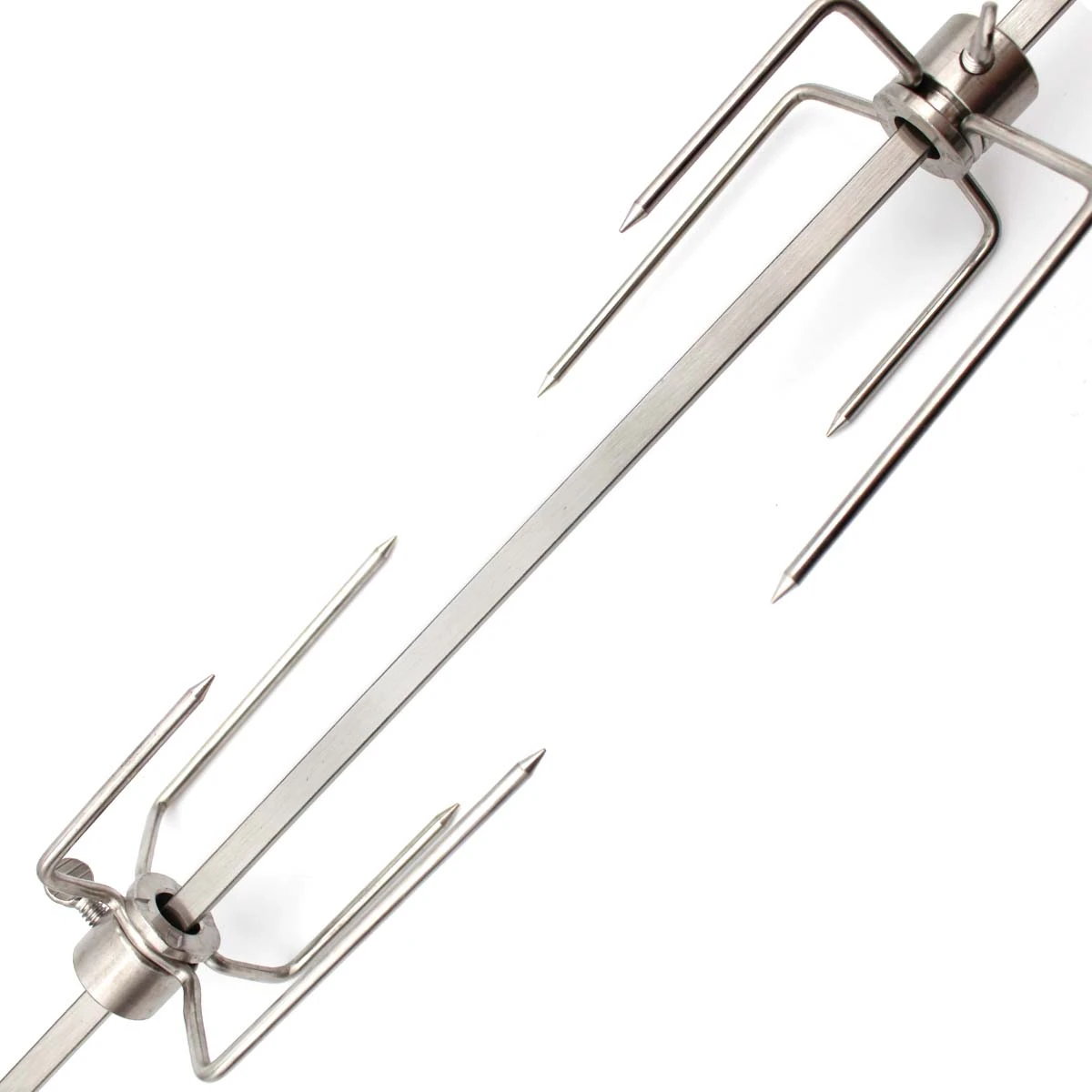 SANTOS Premium Grillspieß Drehspieß Set Für Kugelgrill (Ø 57 Cm) Edelstahl 5 SANTOS Premium Grillspieß Drehspieß Set Für Kugelgrill (Ø 57 Cm) Edelstahl – Bild 3