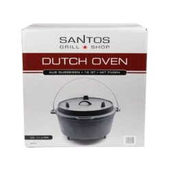 SANTOS Dutch Oven 12qt Mit Füßen -Grillmeister santos dutch oven 12qt mit fue en 47a606cf563b7c9409f7e434a37f57eb