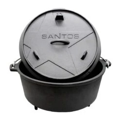 SANTOS Dutch Oven 12qt Mit Füßen -Grillmeister santos dutch oven 12qt mit fue en 773a56b66c03c35e9edc76e93f5ed4ae