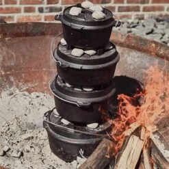 SANTOS Dutch Oven 12qt Ohne Füße