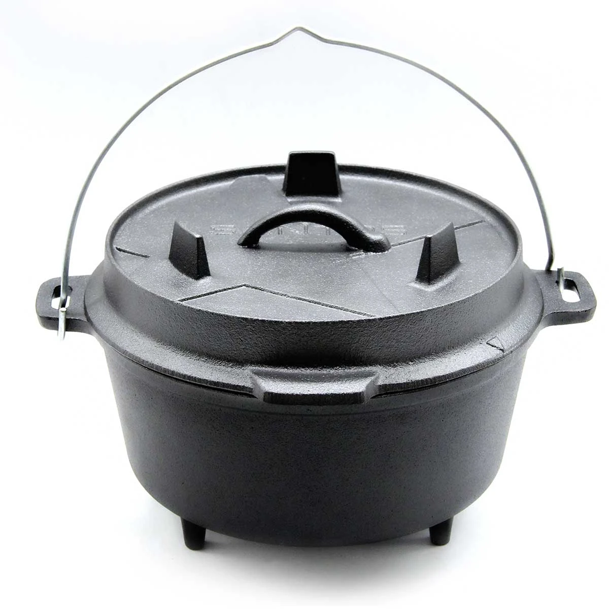 SANTOS Dutch Oven 3,7 Liter (4,5 Qt) Mit Füßen 5 SANTOS Dutch Oven 3,7 Liter (4,5 Qt) Mit Füßen – Bild 3