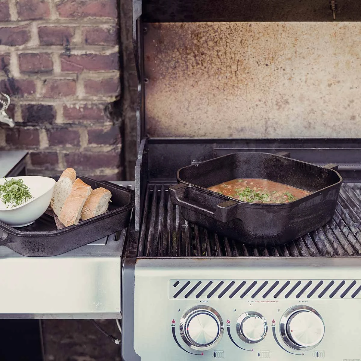 SANTOS Dutch Oven Square 10qt Ohne Füße (9,5l) 3 SANTOS Dutch Oven Square 10qt Ohne Füße (9,5l)