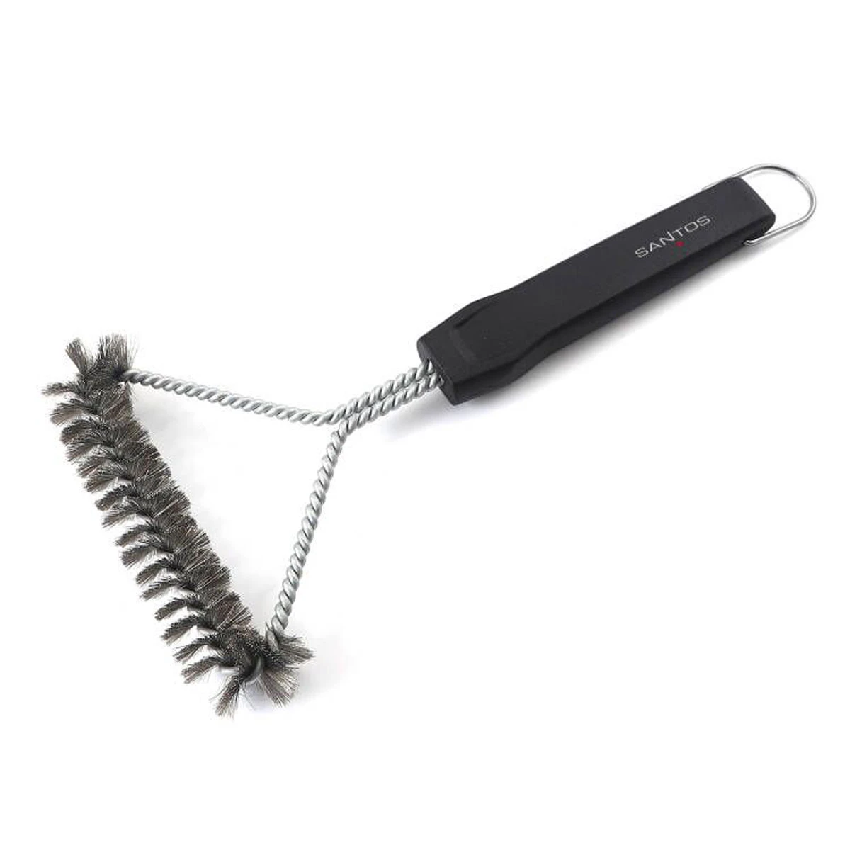 SANTOS Edelstahl Grillbürste, Dreieckig 30 Cm 4 SANTOS Edelstahl Grillbürste, Dreieckig 30 Cm – Bild 2