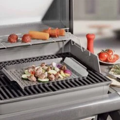 SANTOS Gemüsekorb XXL / Grillpfanne Edelstahl, 44,5 X 30 cm 13 SANTOS Gemüsekorb XXL / Grillpfanne Edelstahl, 44,5 X 30 cm -Grillmeister santos edelstahl grillschale mit griffen 7383f97400e59f34c07b905f1746e221