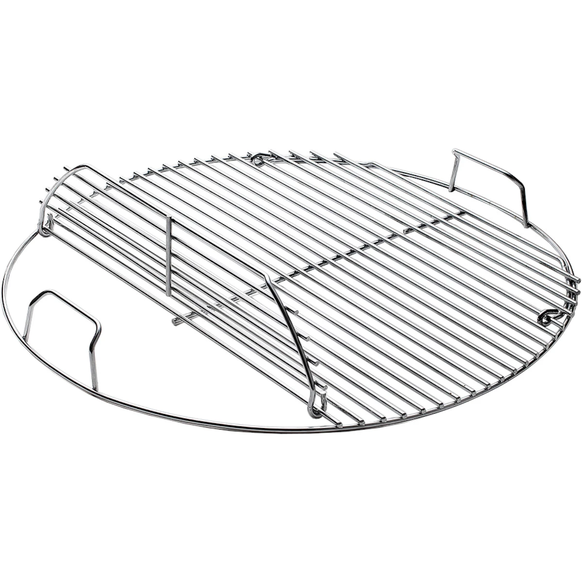 SANTOS Klappbarer Grillrost Rund Für Holzkohlegrills ø 47 Cm, Edelstahl 3 SANTOS Klappbarer Grillrost Rund Für Holzkohlegrills ø 47 Cm, Edelstahl