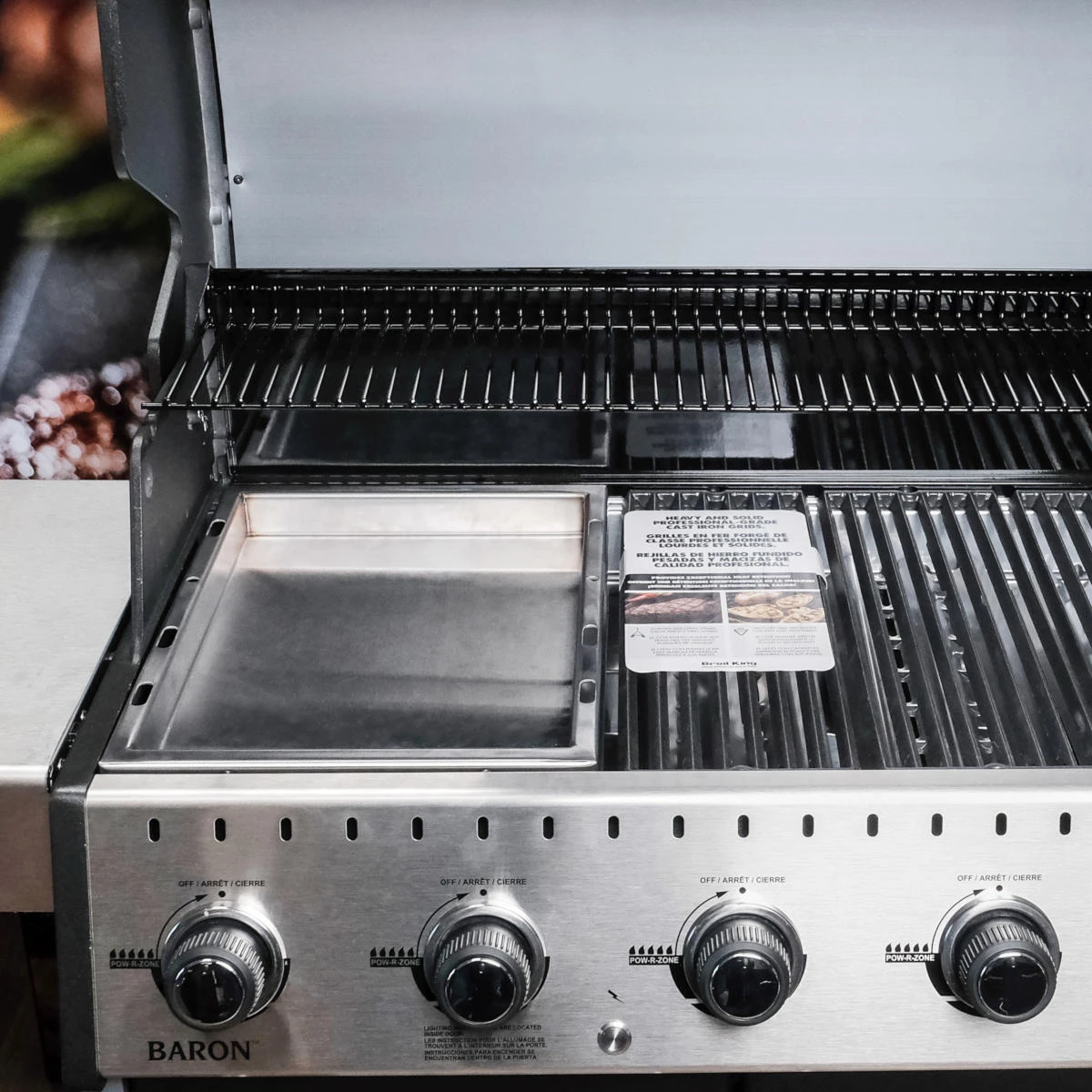 SANTOS Plancha, Einsatzpfanne Für Broil King Baron & Crown 4 SANTOS Plancha, Einsatzpfanne Für Broil King Baron & Crown – Bild 2