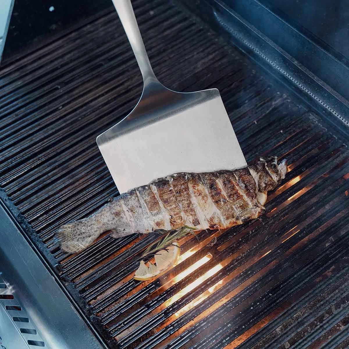 SANTOS Fischwender, Edelstahl 4 SANTOS Fischwender, Edelstahl – Bild 2