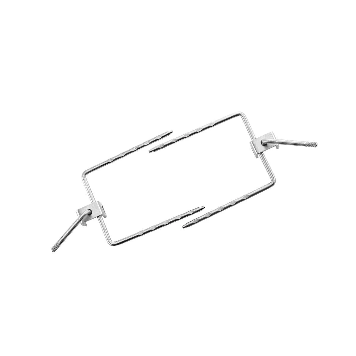 SANTOS Fleischklammer, Forken, Krallen, Spießgabel, Edelstahl Für Drehspieße Bis Ø 11 Mm 3 SANTOS Fleischklammer, Forken, Krallen, Spießgabel, Edelstahl Für Drehspieße Bis Ø 11 Mm