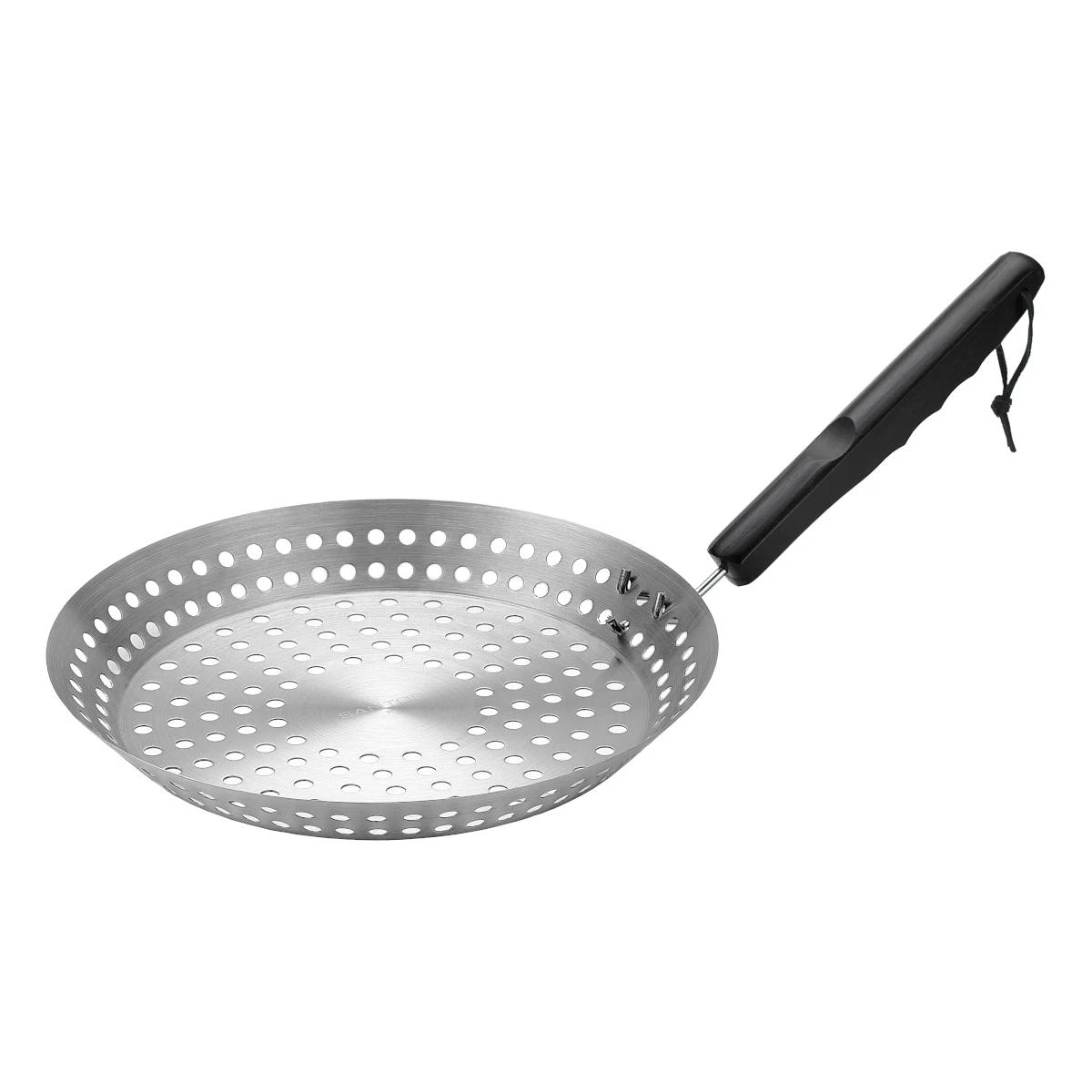 SANTOS Grillkorb, Gelochte Grillpfanne Ø 30 Cm, Edelstahl 3 SANTOS Grillkorb, Gelochte Grillpfanne Ø 30 Cm, Edelstahl