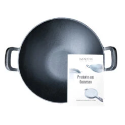 SANTOS Gusseisen Wok, Ø 36 Cm -Grillmeister santos gusseisen wok 36 cm 176662d38d5a3b9b26e211dbc5ada374