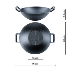 SANTOS Gusseisen Wok, Ø 36 Cm -Grillmeister santos gusseisen wok 36 cm 34471af3b864c778c8748447560234b6