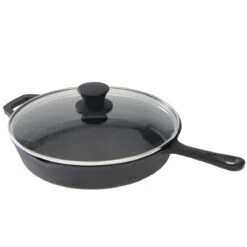 SANTOS Gusseiserne Pfanne Mit Deckel Ø 26 Cm