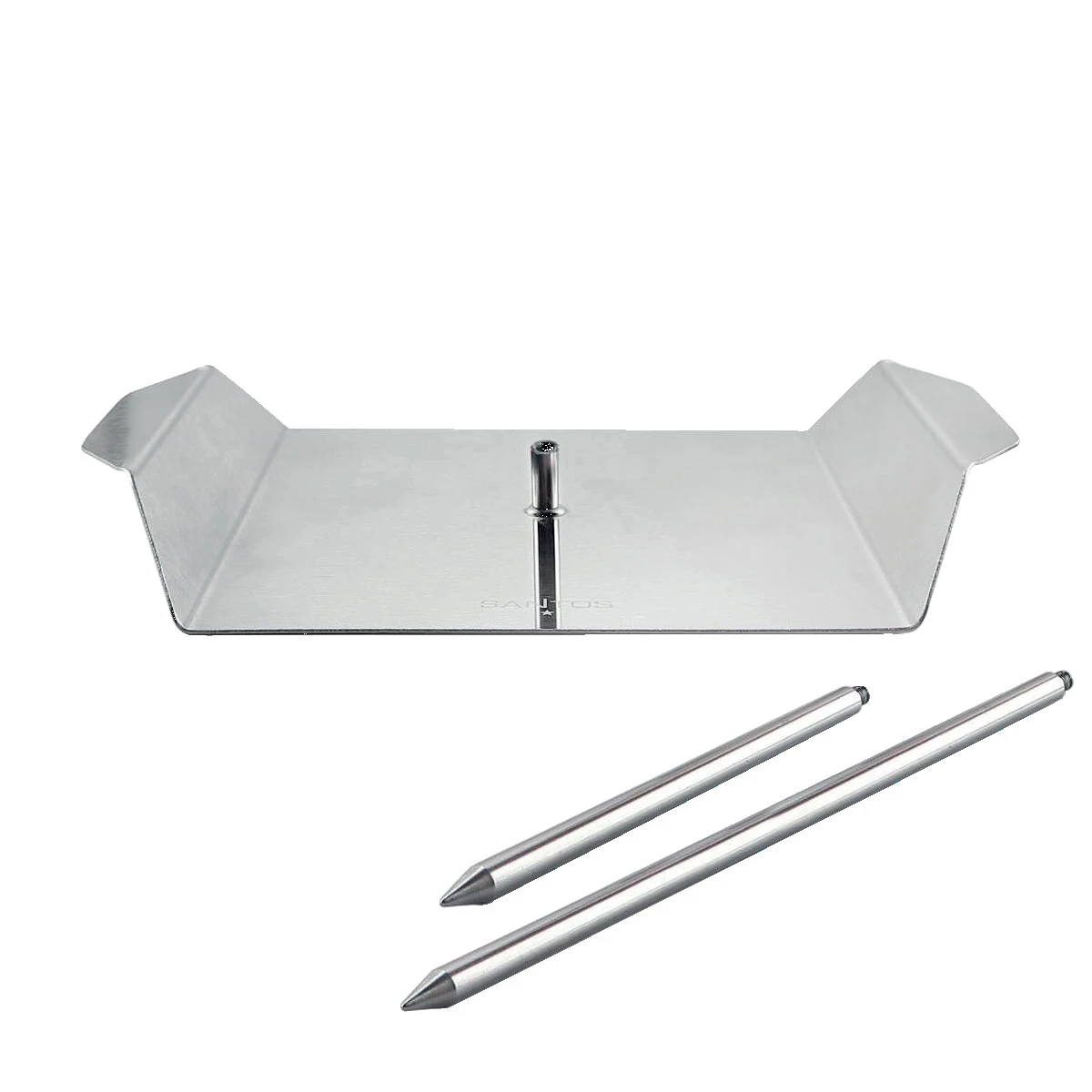 SANTOS Gyrosspieß Vertikal Edelstahl, 3-teilig 6 SANTOS Gyrosspieß Vertikal Edelstahl, 3-teilig – Bild 4