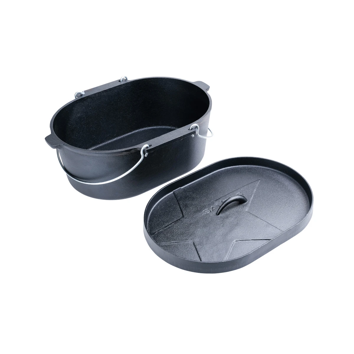 SANTOS Kastenform Oval Mit Deckel, Gusseisen, 42 X 31 Cm 6 SANTOS Kastenform Oval Mit Deckel, Gusseisen, 42 X 31 Cm – Bild 4