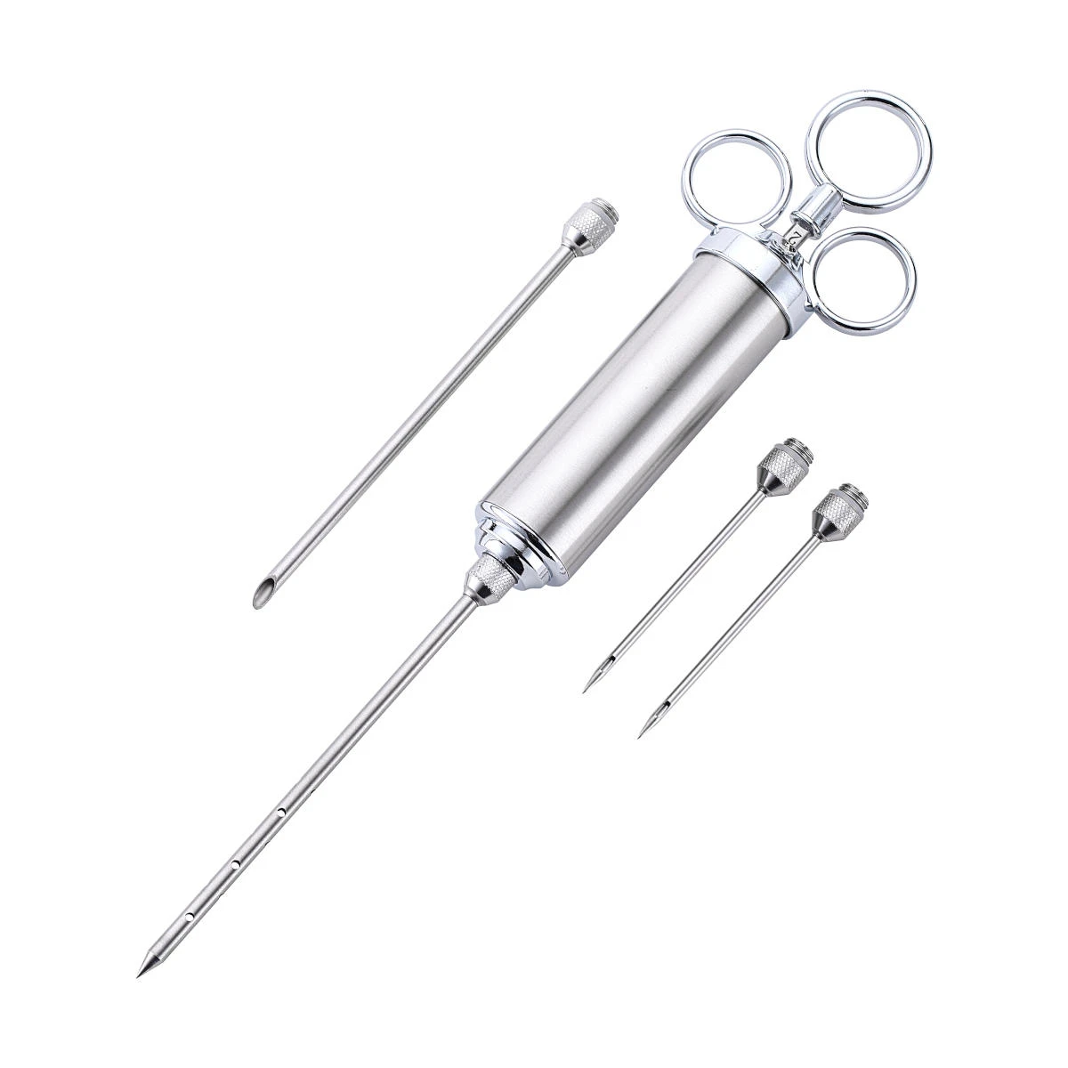 SANTOS Marinadenspritze Edelstahl Inkl. 4 Nadeln 6 SANTOS Marinadenspritze Edelstahl Inkl. 4 Nadeln – Bild 4