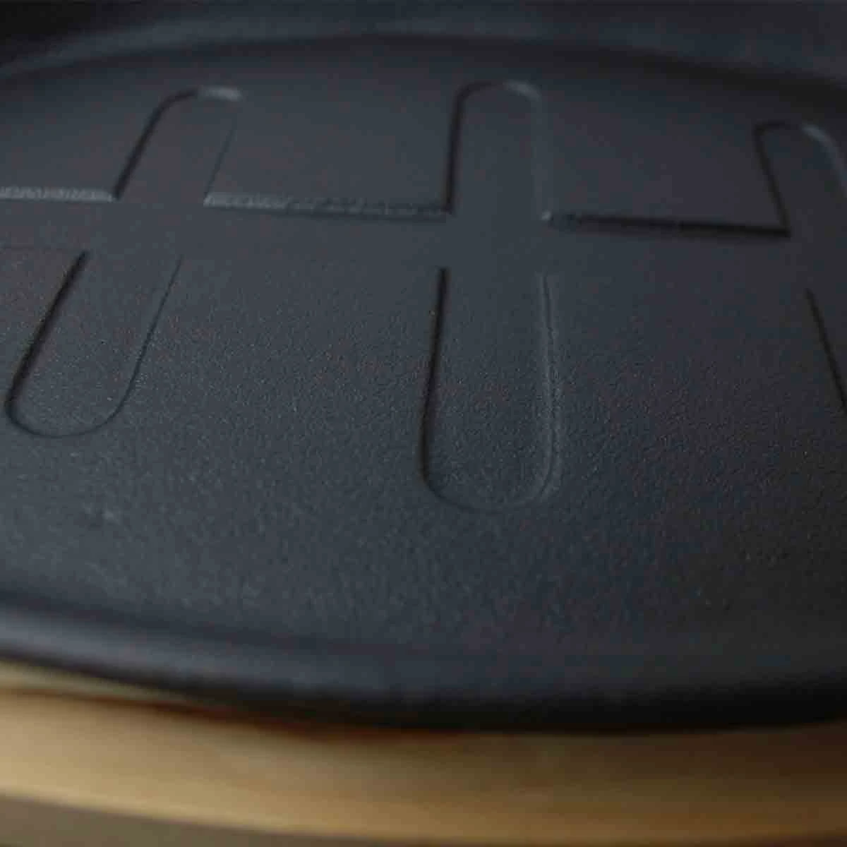 SANTOS Pfanne Gusseisen Inkl. Tablett & Griff, 27,3 X 18,7 Cm 4 SANTOS Pfanne Gusseisen Inkl. Tablett & Griff, 27,3 X 18,7 Cm – Bild 2