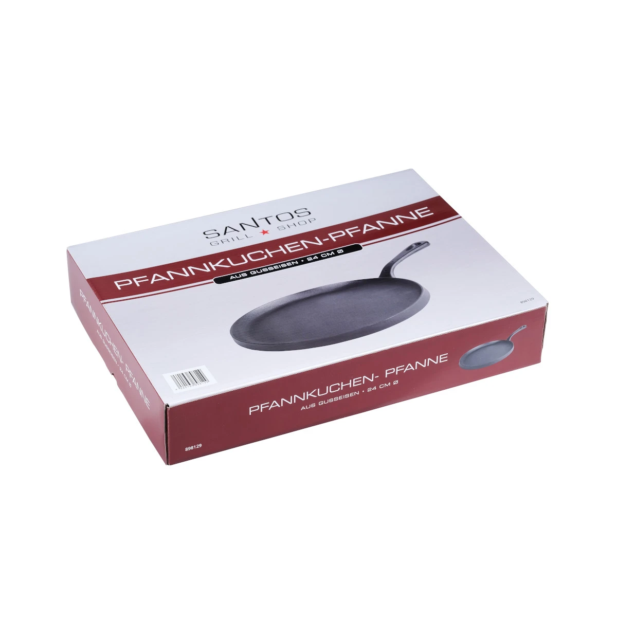 SANTOS Pfannkuchen-Pfanne Gusseisen Ø 24 Cm 3 SANTOS Pfannkuchen-Pfanne Gusseisen Ø 24 Cm