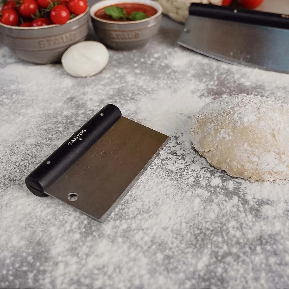 SANTOS Pizza Teigmesser 7 SANTOS Pizza Teigmesser – Bild 5