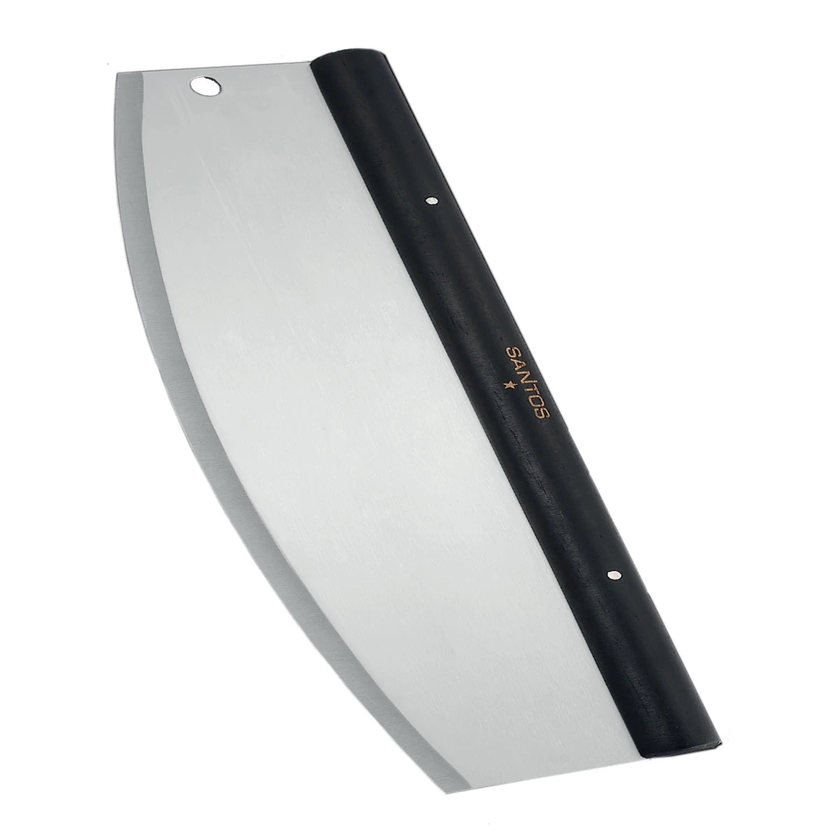 SANTOS Pizza Wiegemesser, Edelstahl, 35 Cm 6 SANTOS Pizza Wiegemesser, Edelstahl, 35 Cm – Bild 4