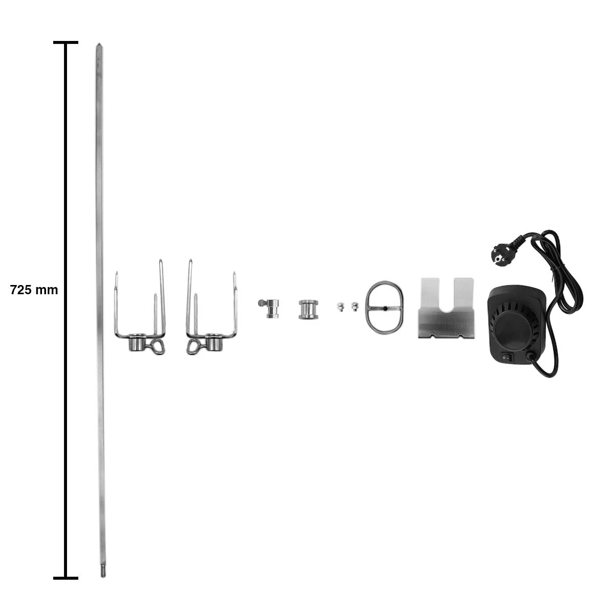 SANTOS Drehspieß Für SANTOS S-301 & S-318, Burnhard EARL 3 SANTOS Drehspieß Für SANTOS S-301 & S-318, Burnhard EARL