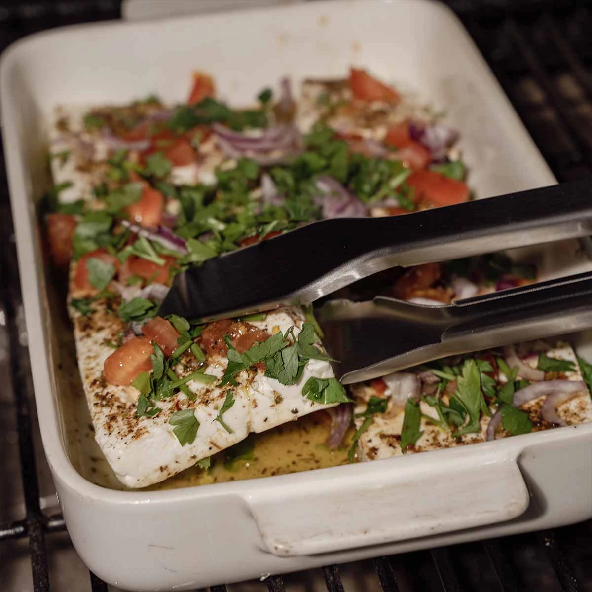 SANTOS Premium Grillzange Mit Eckigem Kopf, 37 Cm 4 SANTOS Premium Grillzange Mit Eckigem Kopf, 37 Cm – Bild 2