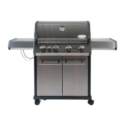 SANTOS S-401 Mit Seitenkocher, Edelstahl 22 SANTOS S-401 Mit Seitenkocher, Edelstahl -Grillmeister santos s 401 mit seitenkocher edelstahl frontansicht 383f6ea279f27bb7a41d74b3a9d08211